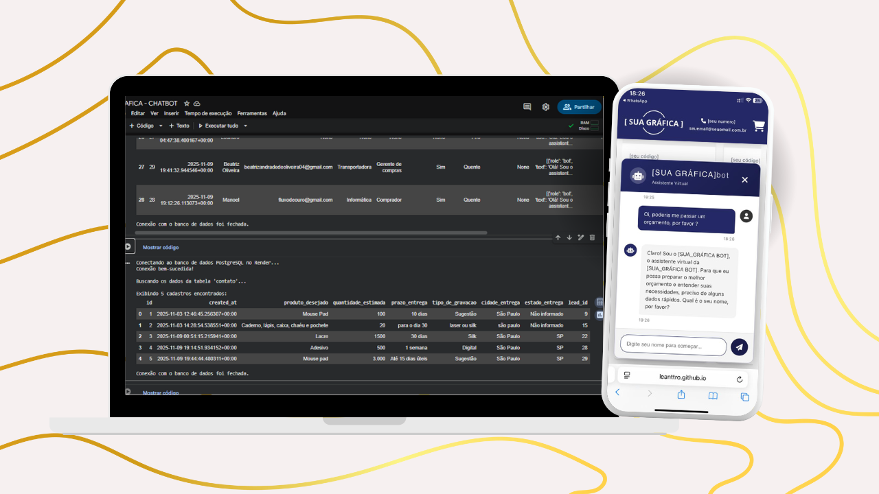 Imagem do Serviço Chatbot de Vendas